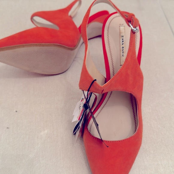 Brand, new genuine, leather Zara mules Size 6. - Picture 2 of 4